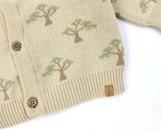 Lil Atelier pebble melange cardigan